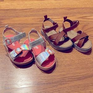 Toddler girl OshKosh size 5 sandal bundle